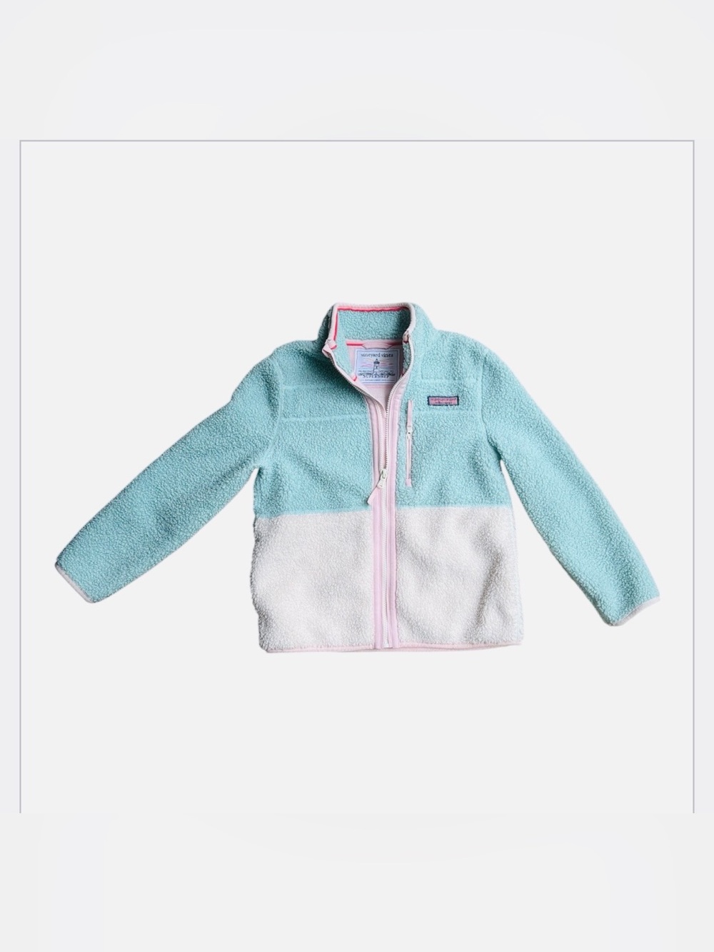 Vineyard Vines Color Block Full Zip
SuperShep Jacket Girls Size S Cozy Warm